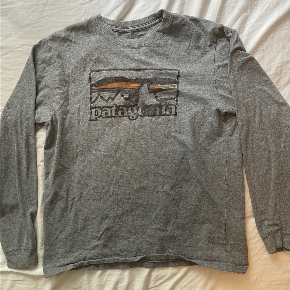 Patagonia Grey men’s longsleeve tee